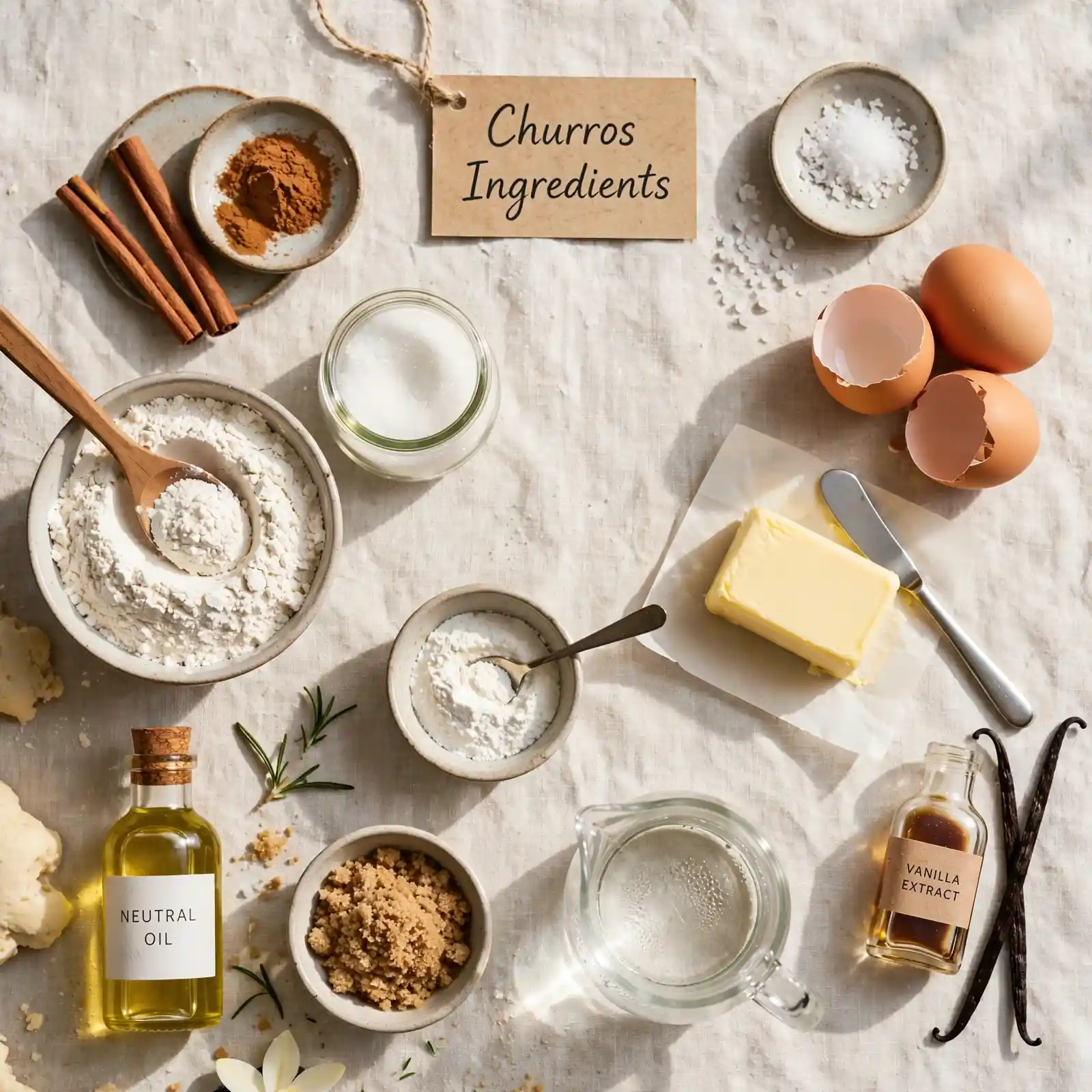 Ingredients of Churros Recipe