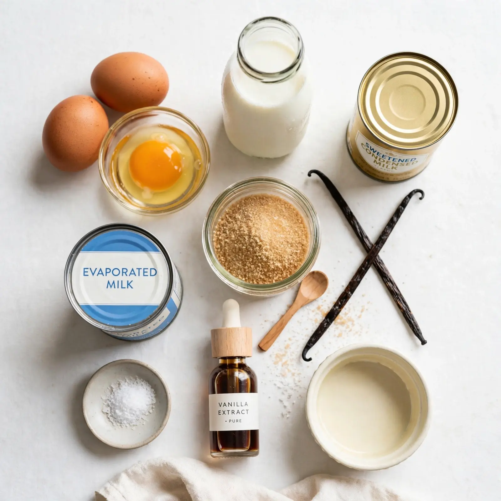 Ingredients of Flan Recipe