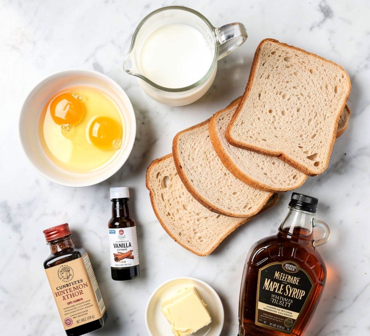 The Coziest French Toast Recipe That'll Make Your Mornings Feel Like a Hug 2 Ingredients of French Toast Recipe