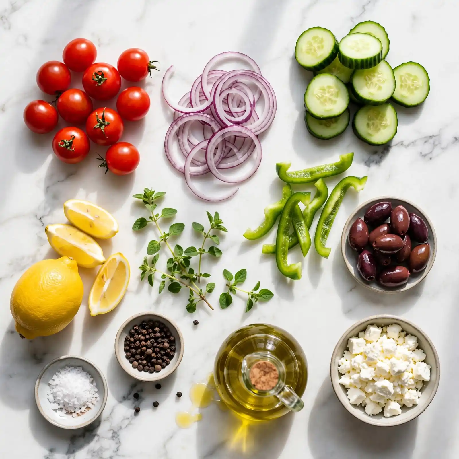 Fresh, Vibrant Greek Salad That Tastes Like a Summer Escape 2 Ingredients of Greek Salad