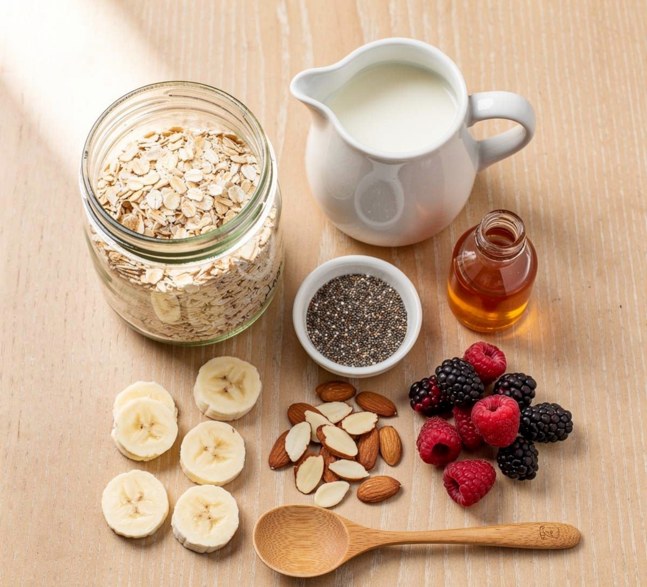 Creamy Overnight Oats You'll Want to Wake Up For Every Morning 2 Ingredients of Overnight Oats