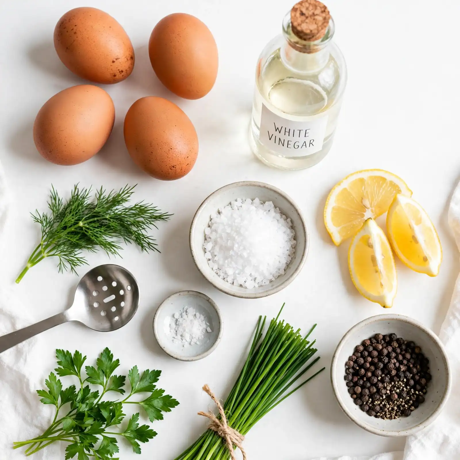 Ingredients of Poached Eggs