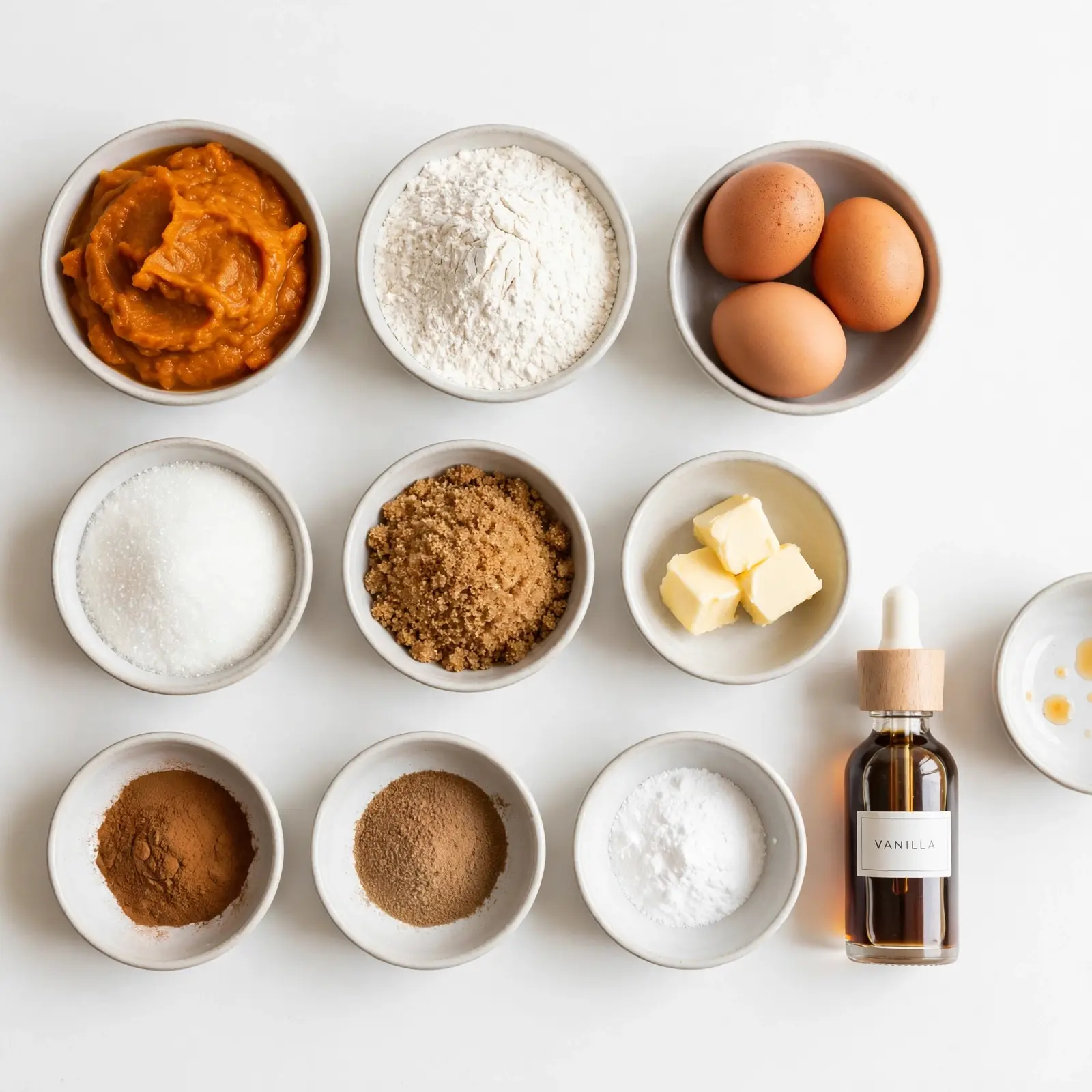 Ingredients of Pumpkin Bread Recipe