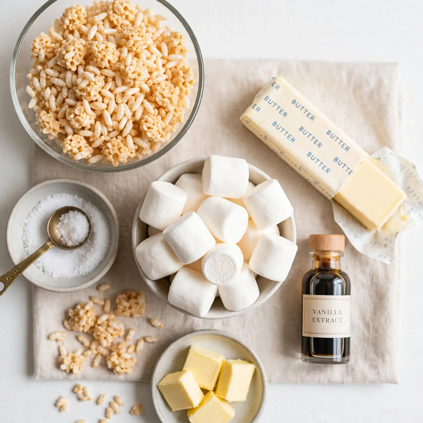 The Gooiest Rice Krispie Treats Recipe That Disappears Every Single Time 2 Ingredients of Rice Krispie Treats Recipe