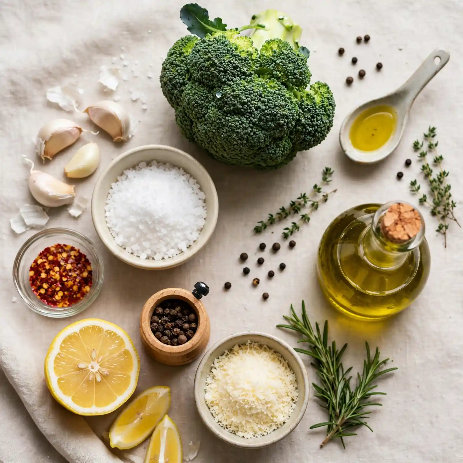 Ingredients of Roasted Broccoli