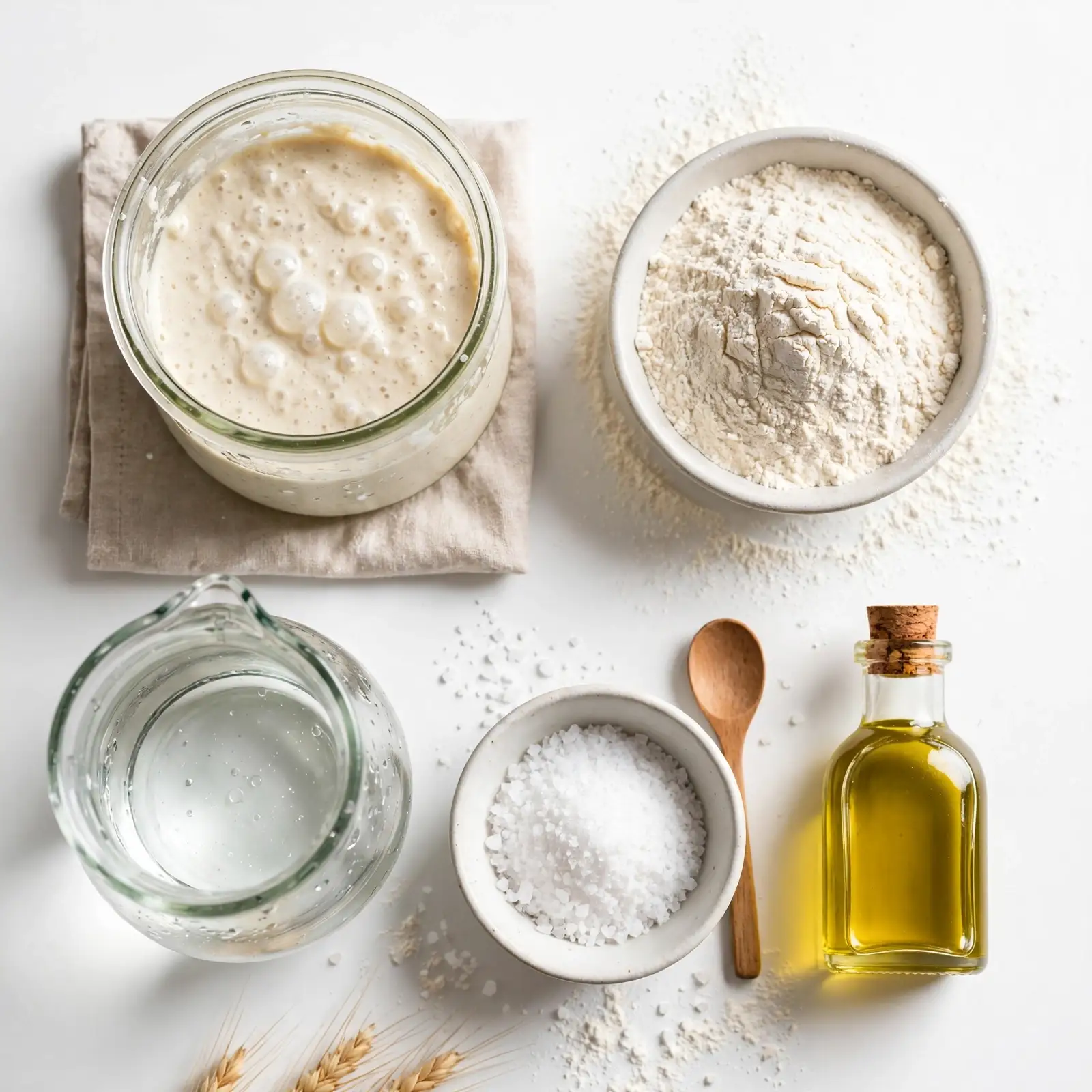 The Chewiest Sourdough Pizza Dough Your Homemade Pizza Night Deserves 2 Ingredients of Sourdough Pizza Dough