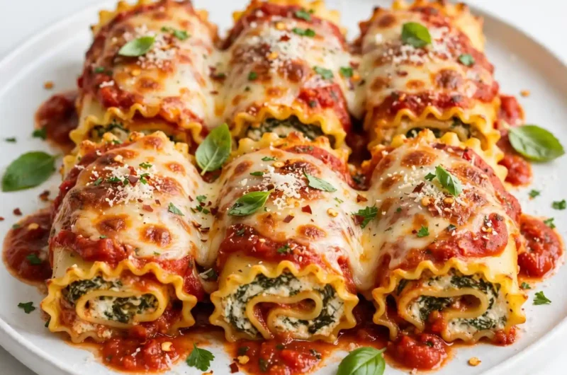 The Coziest Cheesy Lasagna Roll Ups Your Family Will Request Every Week 3 Cheesy Lasagna Roll Ups