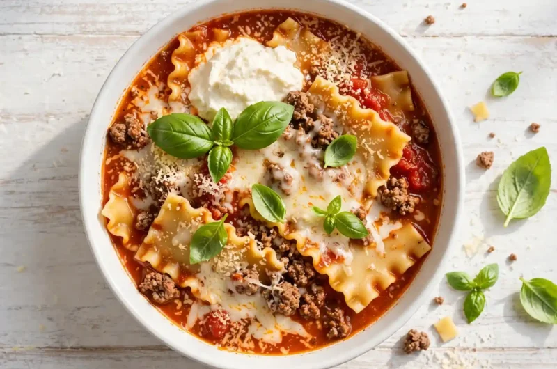 The Coziest Lasagna Soup Recipe Your Family Will Request Every Winter 3 Lasagna Soup — One-Pot Comfort in a Bowl