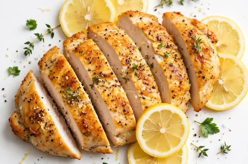 Zesty, Golden Lemon Pepper Chicken That'll Become Your New Weeknight Obsession 3 Zesty Lemon Pepper Chicken with Garlic Pan Sauce