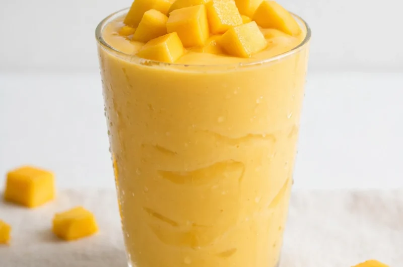 The Creamiest Mango Smoothie You'll Crave Every Single Morning 3 The Creamiest Mango Smoothie