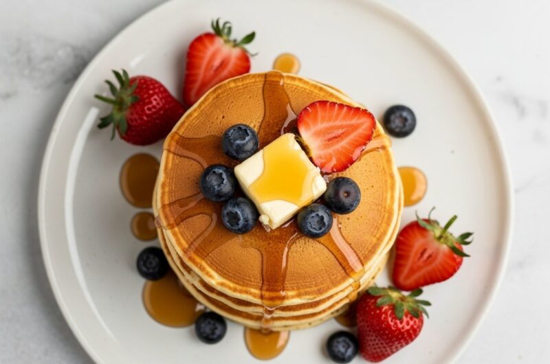 The Fluffiest Homemade Pancakes