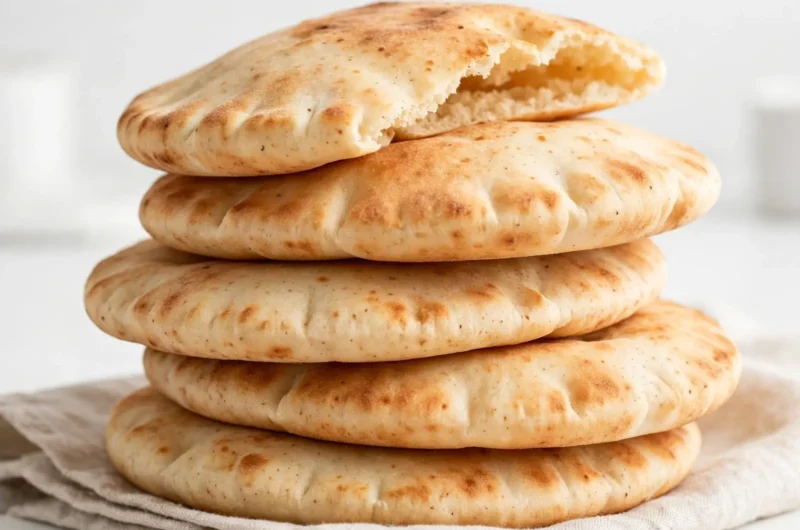 Soft, Fluffy Homemade Pita Bread Recipe Your Family Will Make on Repeat 3 Soft Homemade Pita Bread