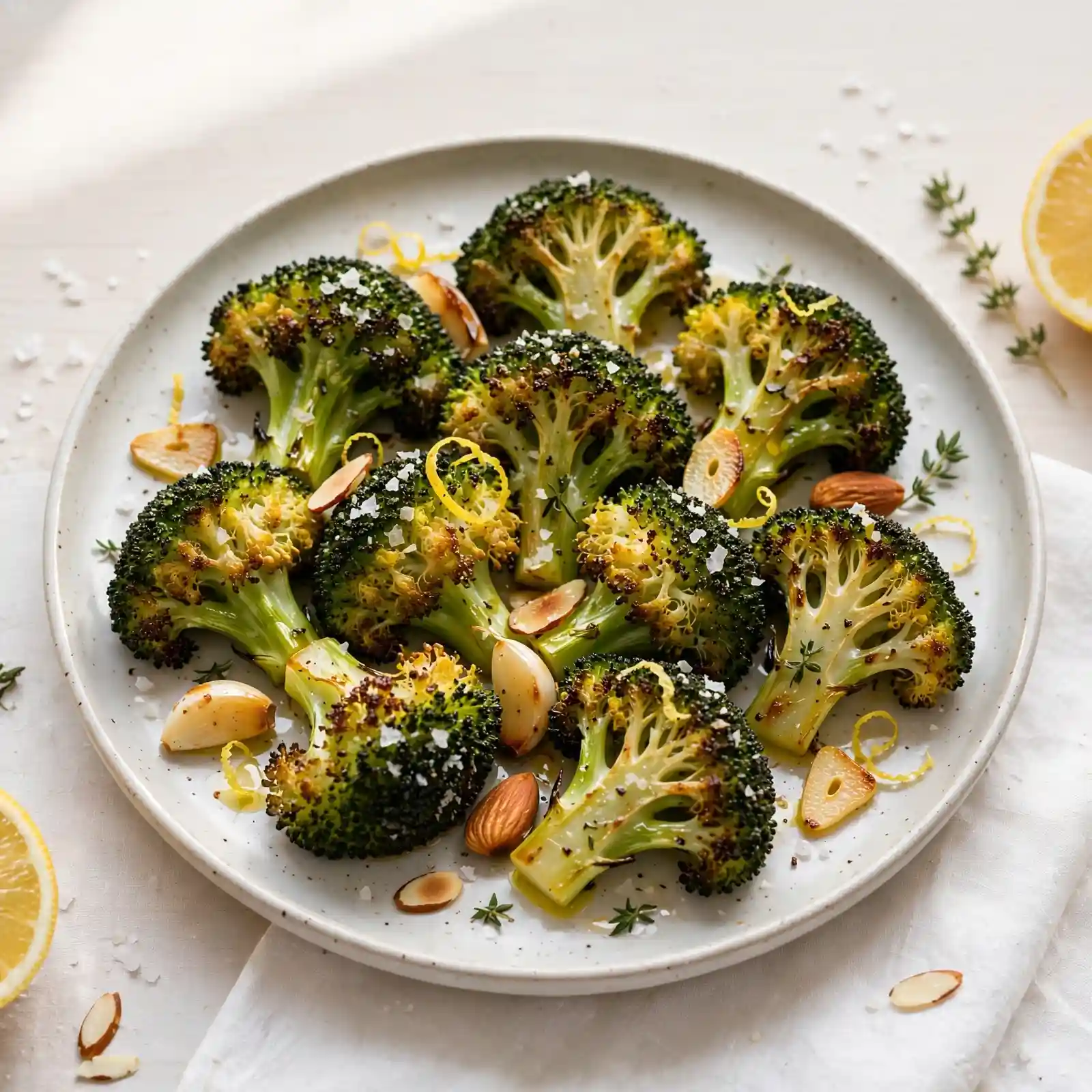 The Crispiest Roasted Broccoli That'll Convert Every Veggie Skeptic at Your Table 4 Roasted Broccoli
