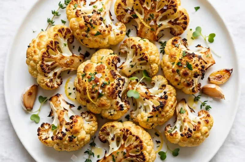 Perfectly Crispy Roasted Cauliflower That Steals the Show Every Time 3 Crispy Oven Roasted Cauliflower