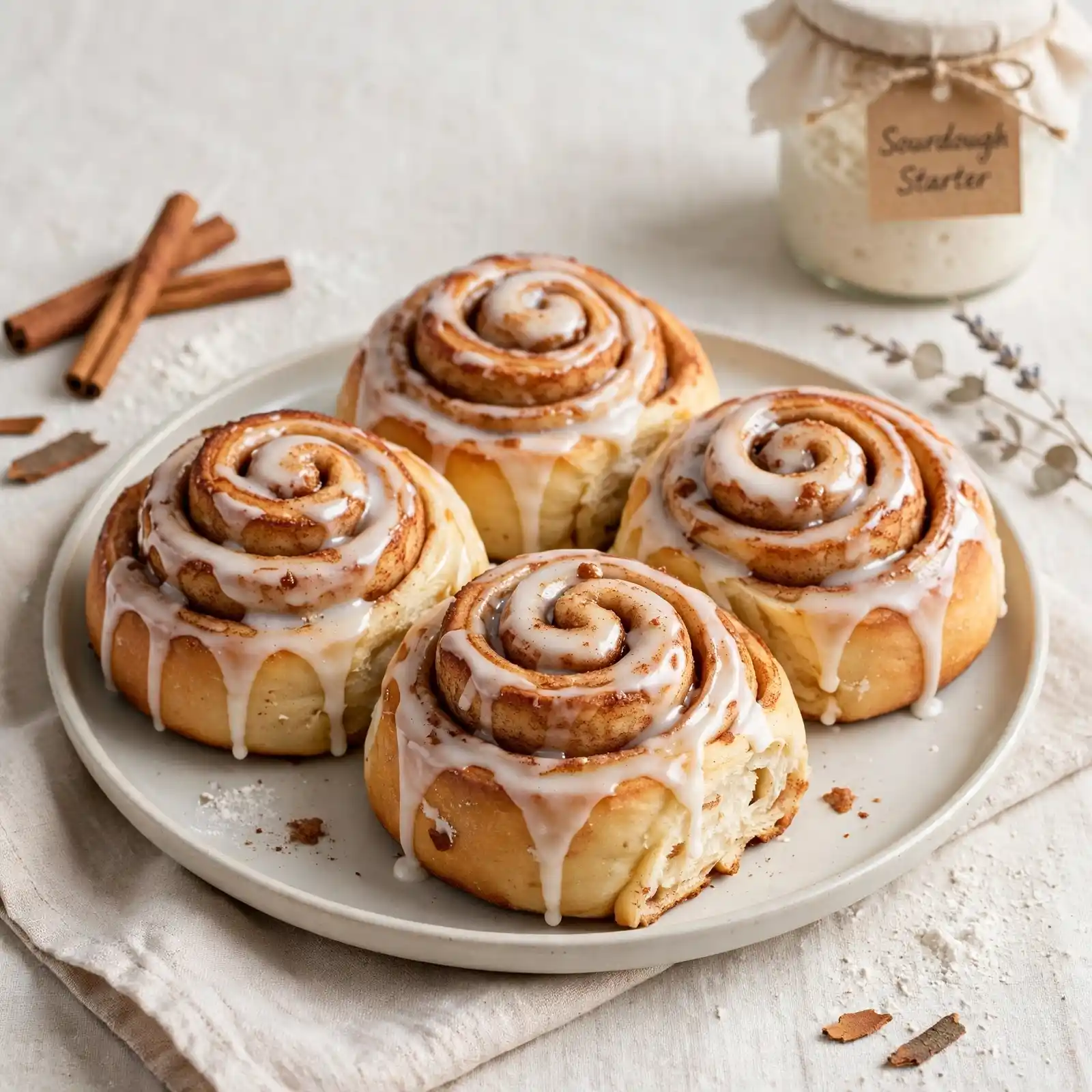 Sourdough Cinnamon Rolls