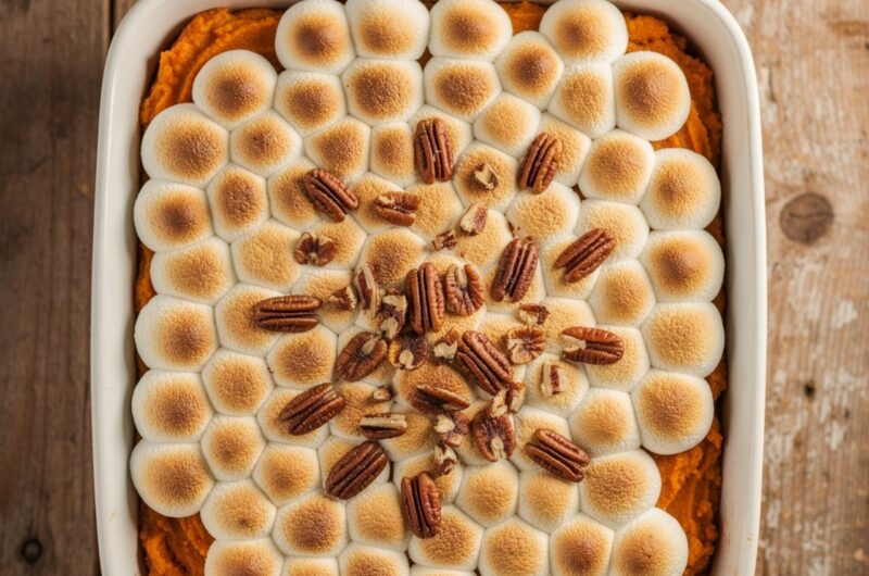 The Coziest Sweet Potato Casserole Your Holiday Table Has Ever Seen 3 Classic Sweet Potato Casserole with Marshmallow Topping