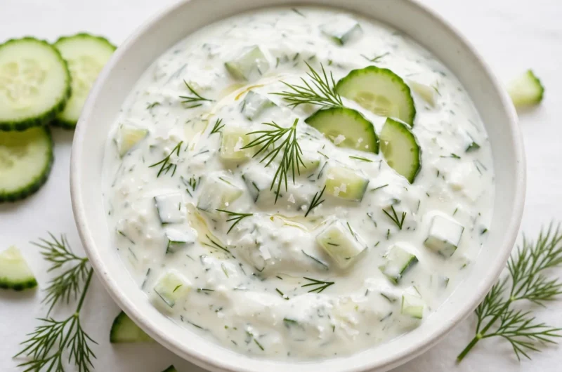 The Creamiest Tzatziki Sauce Recipe That Tastes Better Than Any Restaurant 3 The Creamiest Homemade Tzatziki Sauce