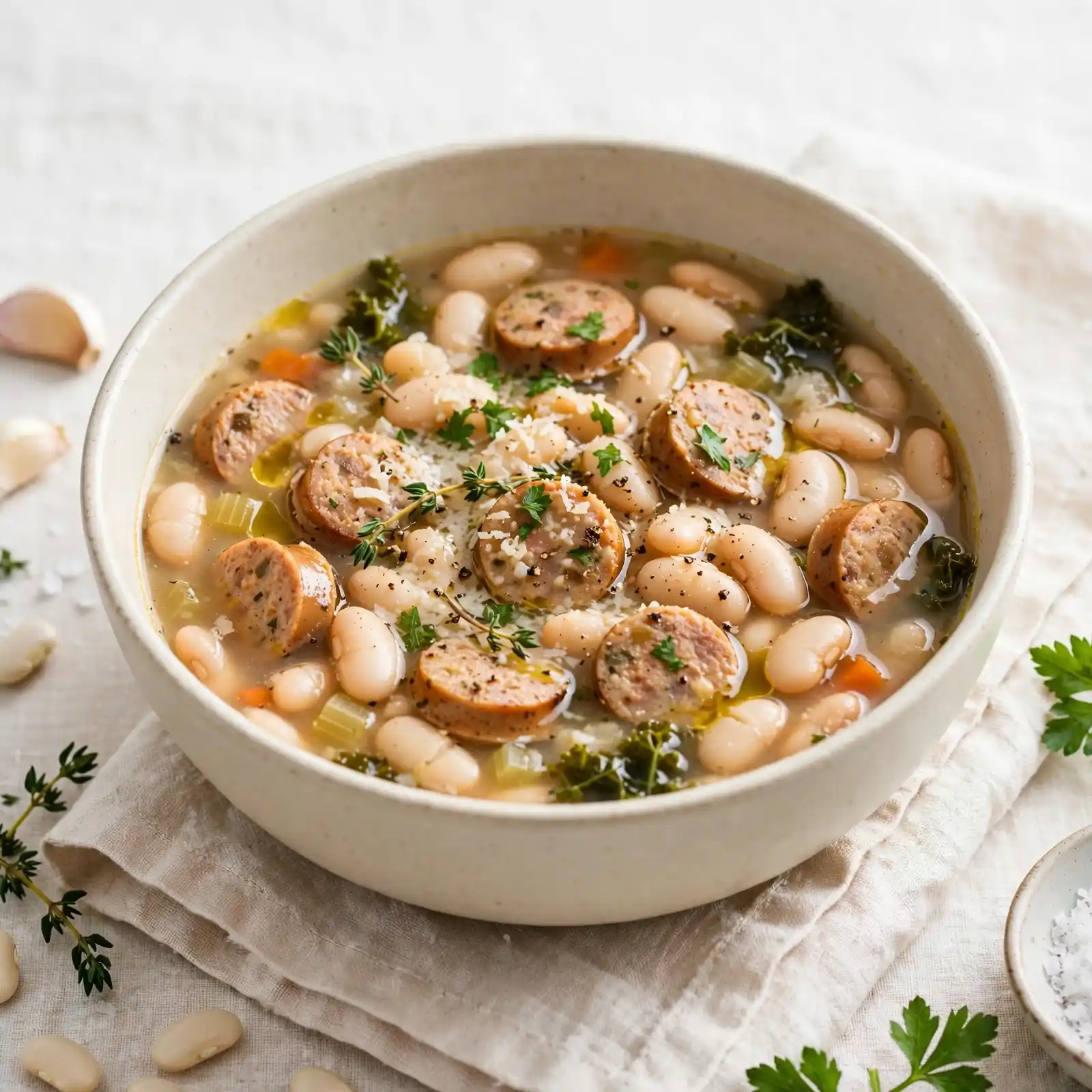 10 Hearty Dutch Oven Recipes That Make Every Night Feel Like a Sunday 4 White Bean and Sausage Soup