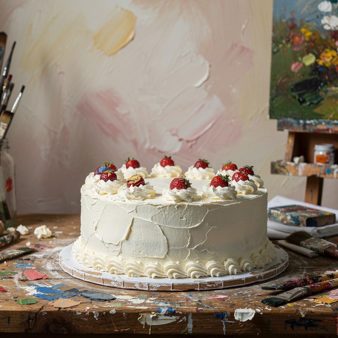 14 Stunning Cake Designs Ideas That Will Make Everyone Think You Hired a Professional 12 artistic palette knife textured cake painters stud edited