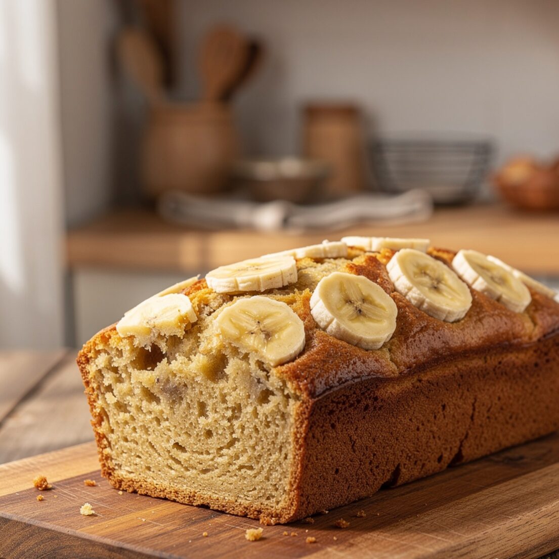13 Easy Cake Mix Recipes That Turn a Box Into Something Brilliant 8 cake mix banana bread moist banana bread with gold edited