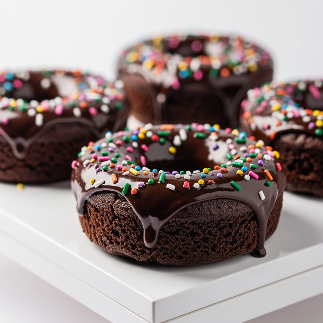 13 Easy Cake Mix Recipes That Turn a Box Into Something Brilliant 11 chocolate cake mix donuts soft baked chocolate don edited