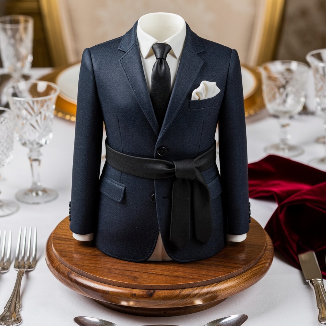 classic gentlemans suit cake sophisticated cake de edited