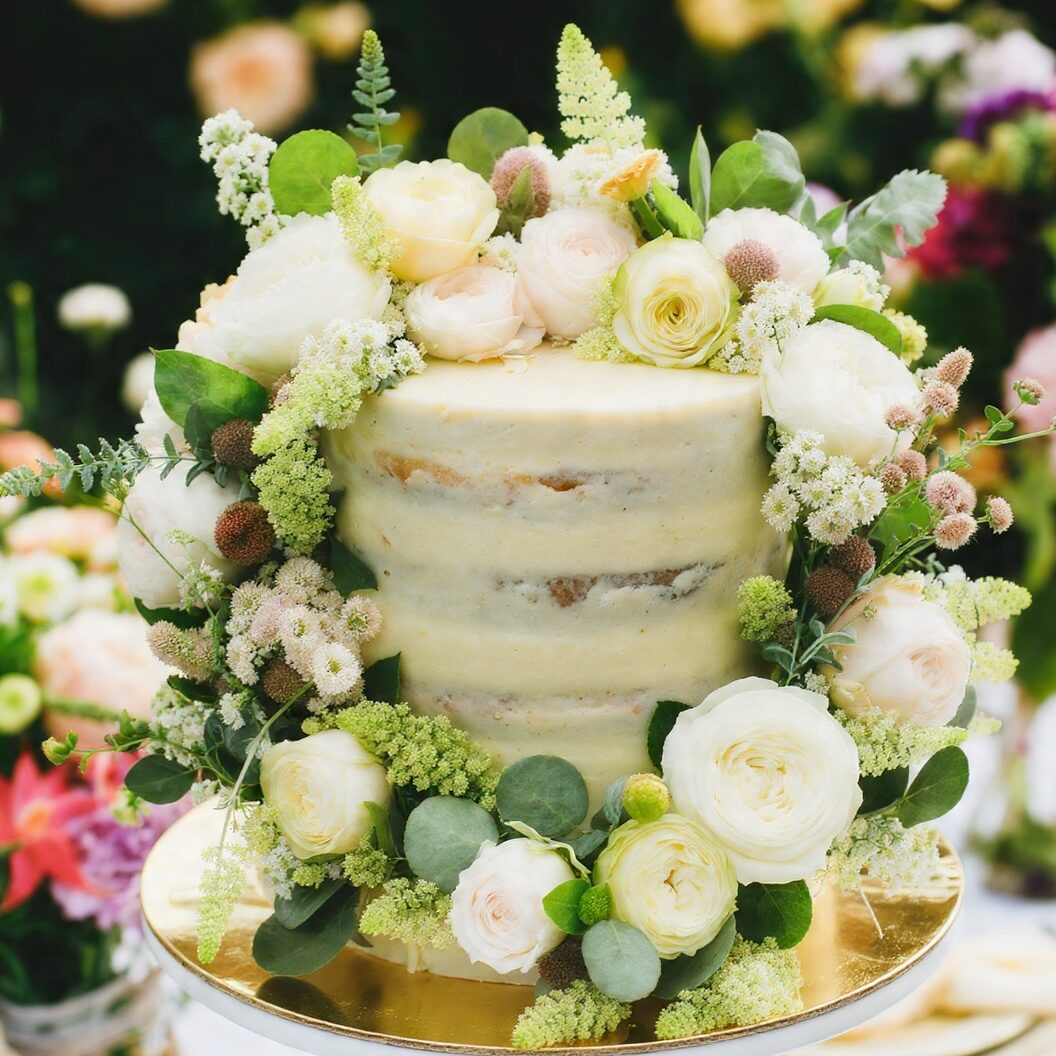 14 Stunning Cake Designs Ideas That Will Make Everyone Think You Hired a Professional 6 floral wreath cake 0f57c893 edited