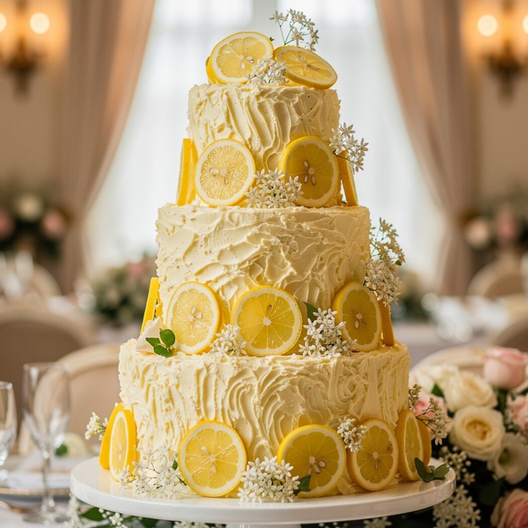 11 Irresistible Wedding Cake Ideas That Will Make Your Reception Unforgettable 3 lemon elderflower dream cake sophisticated lemon e edited