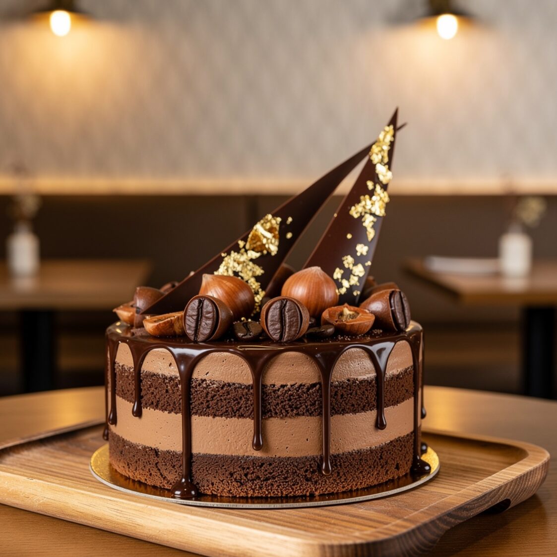 10 Bold Cake Ideas For Men That Actually Impress at Every Celebration 9 mocha hazelnut layer cake sophisticated mocha cake edited