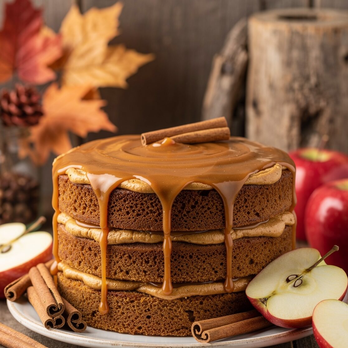 14 Irresistible Anniversary Cake Ideas That Will Make Your Celebration Unforgettable 13 ultra realistic caramel apple spice cake cozy appl edited
