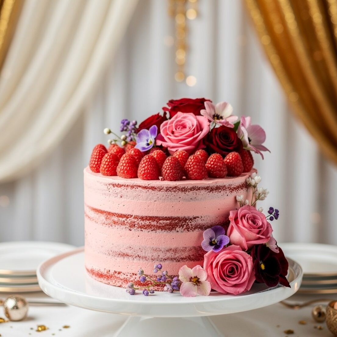 14 Irresistible Anniversary Cake Ideas That Will Make Your Celebration Unforgettable 2 ultra realistic champagne chiffon cake with layers edited