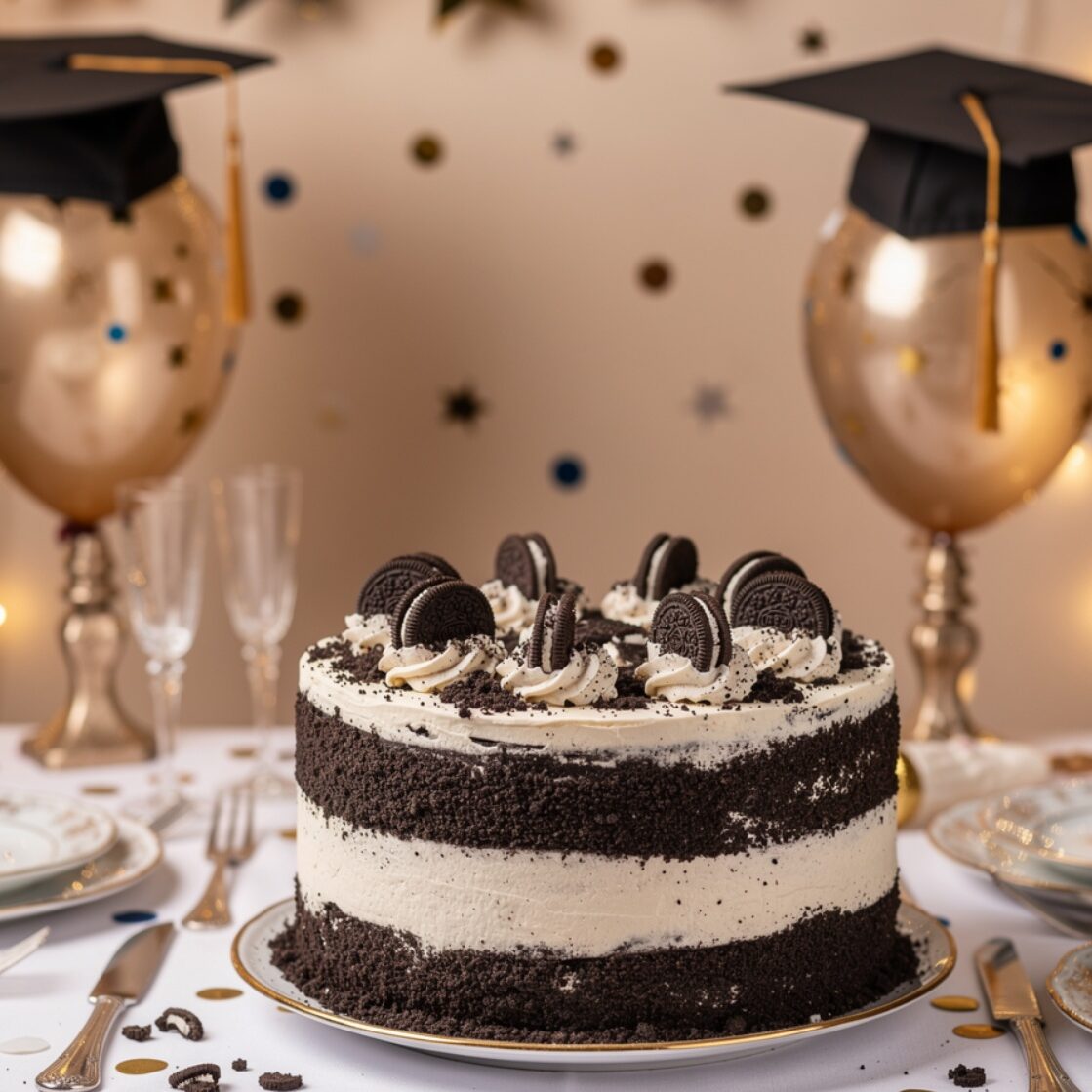 12 Stunning Graduation Cake Ideas That Will Make Your Grad Feel Truly Celebrated 6 ultra realistic premium dessert presentation of a edited
