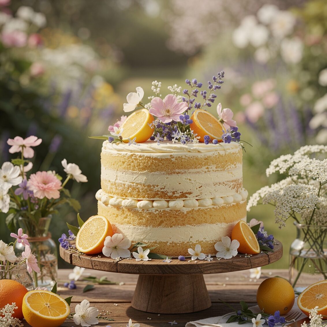 14 Irresistible Anniversary Cake Ideas That Will Make Your Celebration Unforgettable 4 ultra realistic rustic cake layered with lemon spo edited