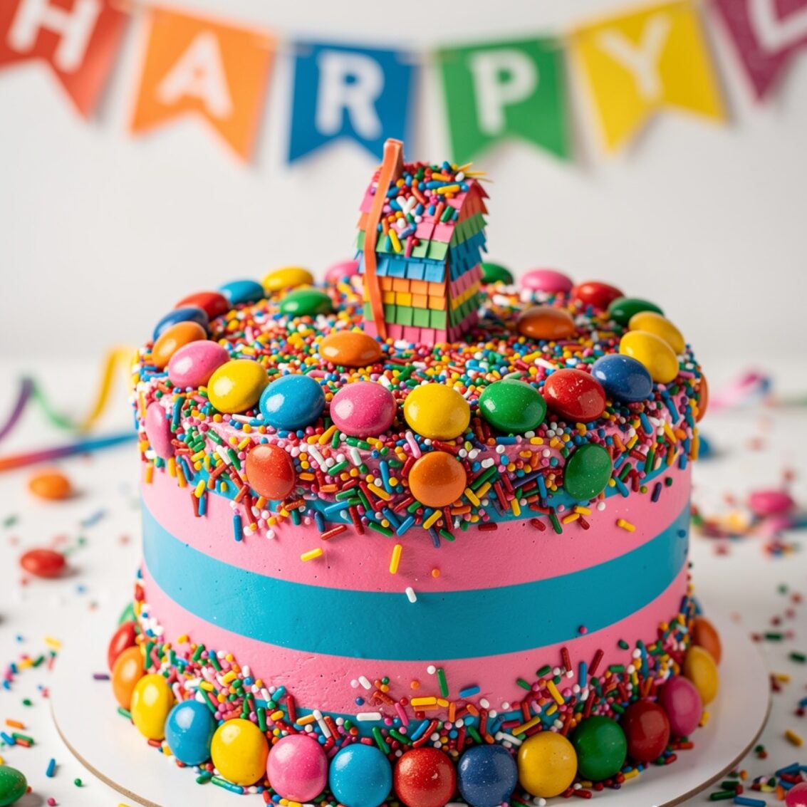 10 Stunning Birthday Cake Design Ideas That'll Make Every Celebration Completely Unforgettable 9 ultra realistic sprinkle piata cake with a fun sur edited