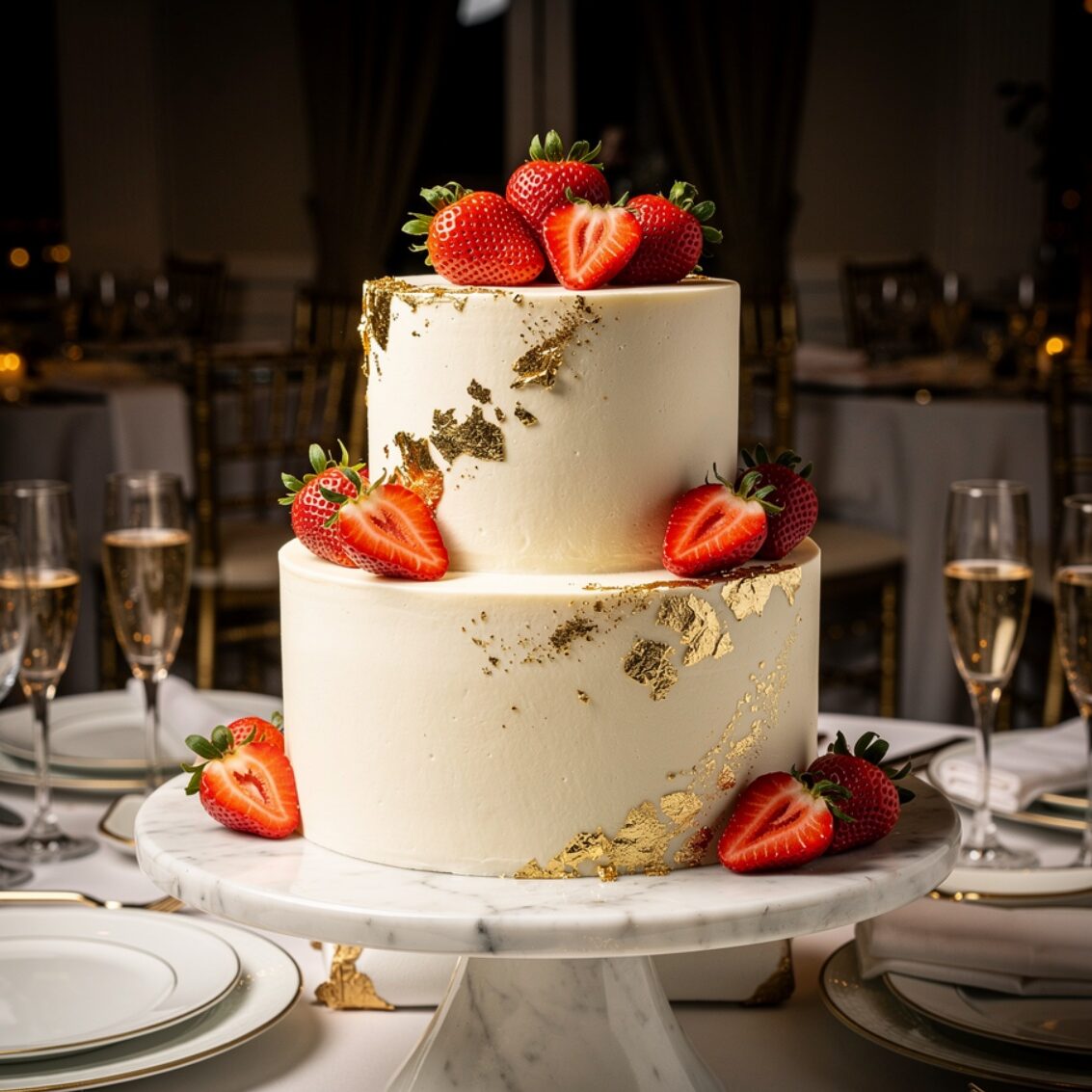 12 Stunning Graduation Cake Ideas That Will Make Your Grad Feel Truly Celebrated 7 ultra realistic strawberry champagne celebration c edited