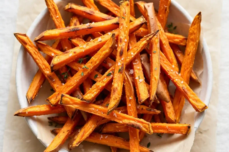 The Crispiest Air Fryer Sweet Potato Fries You'll Ever Make 3 Crispy Air Fryer Sweet Potato Fries
