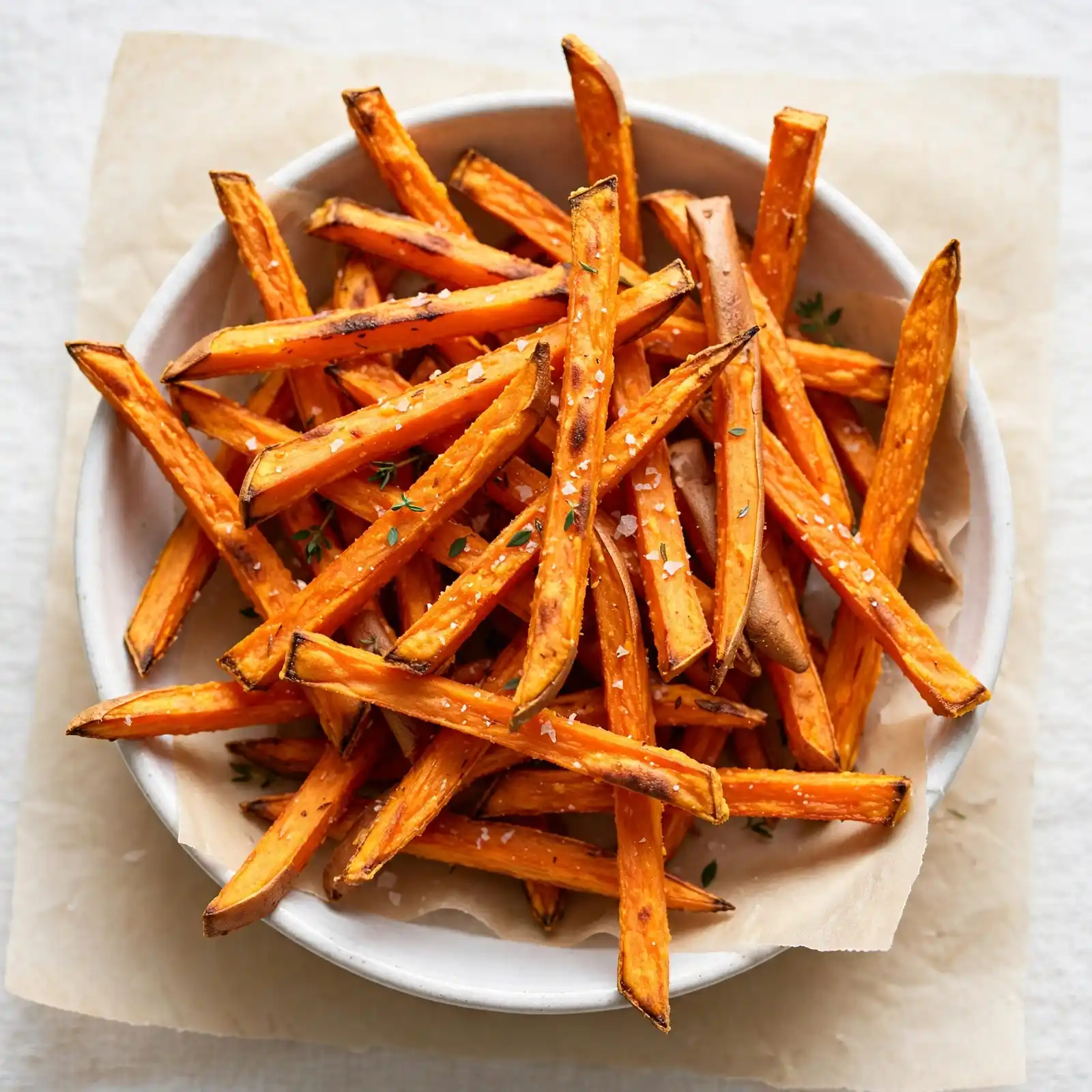 The Crispiest Air Fryer Sweet Potato Fries You'll Ever Make 8 Air Fryer Sweet Potato Fries