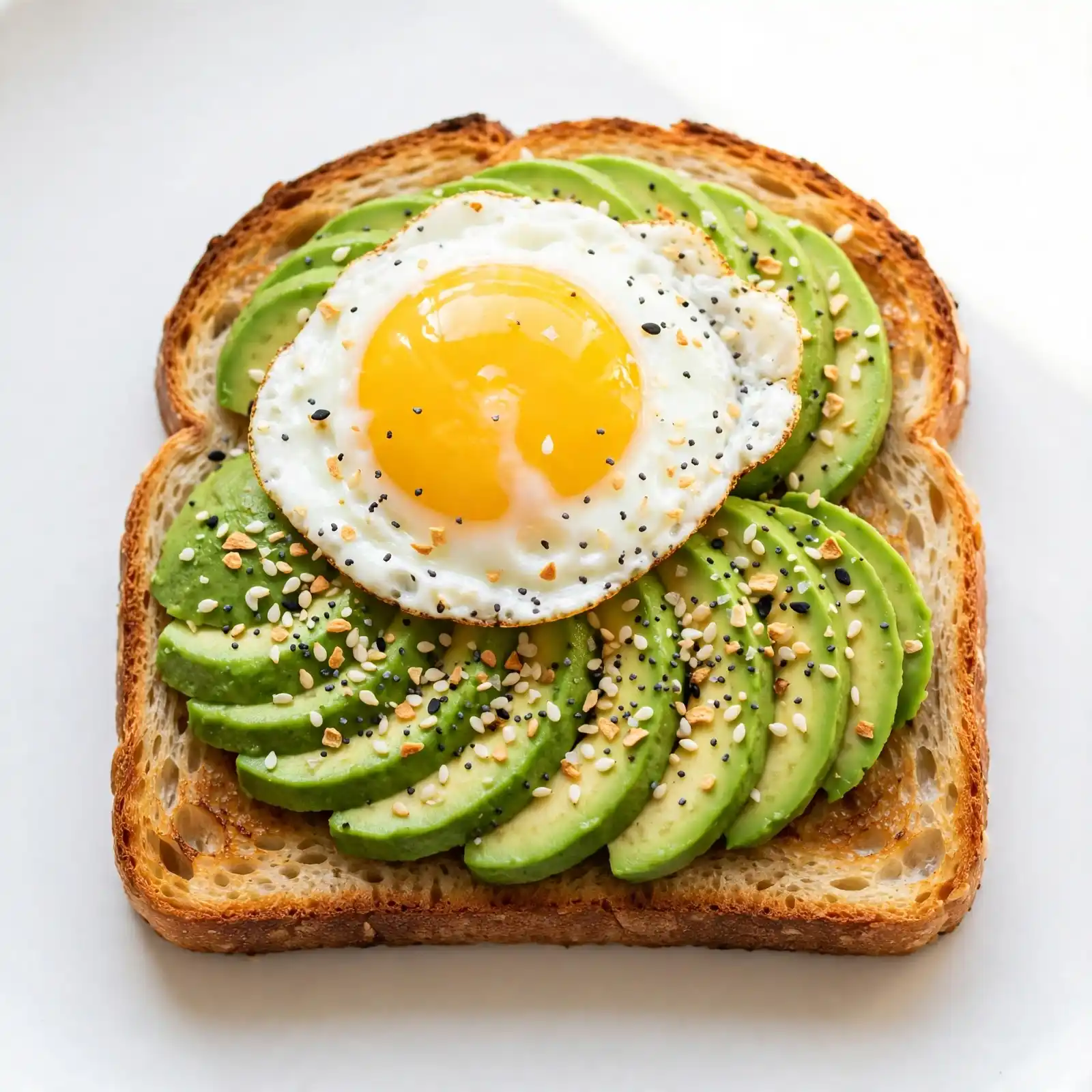 10 Cozy Hard Boiled Egg Recipes That Turn a Fridge Staple Into a Real Meal 3 Avocado Egg Toast with Everything Seasoning