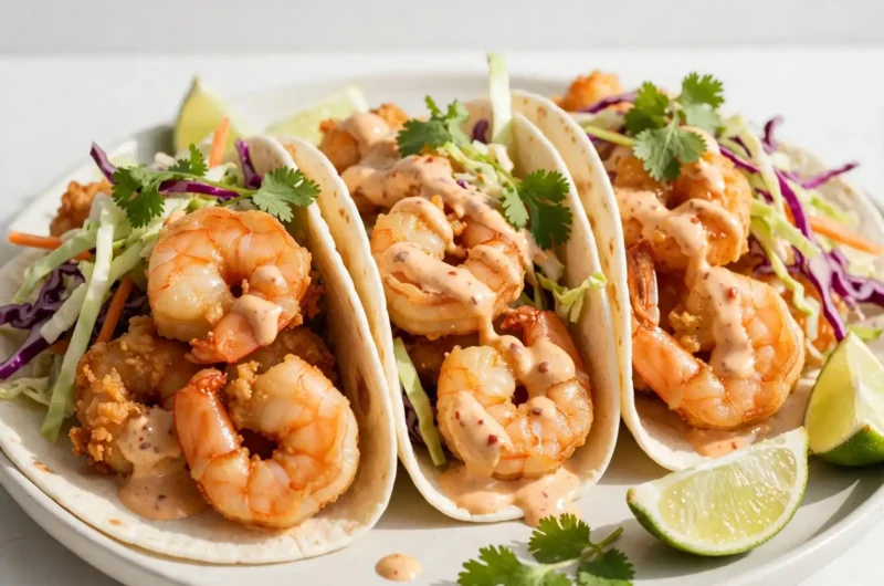 Crispy Bang Bang Shrimp Tacos That Will Become Your New Weeknight Obsession 3 Bang Bang Shrimp Tacos