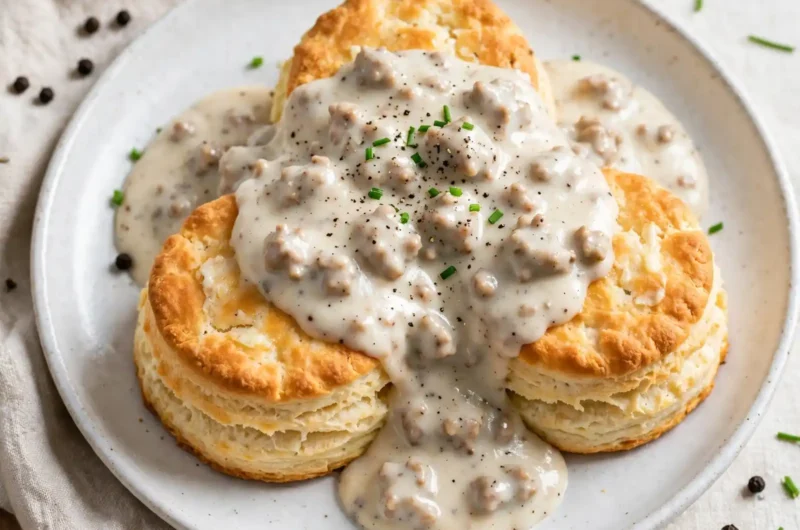 Cozy Southern Biscuits And Gravy Recipe Your Whole Family Will Wake Up For 3 Cozy Biscuits And Gravy — Classic Southern Style