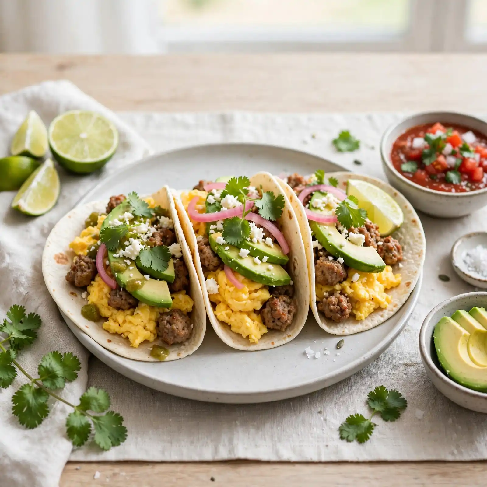 Irresistible Breakfast Tacos Your Whole Family Will Wake Up For 6 Breakfast Tacos