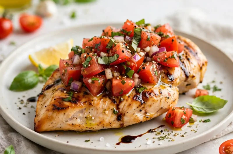 The Juiciest Bruschetta Chicken Your Family Will Ask for on Repeat 3 Bruschetta Chicken