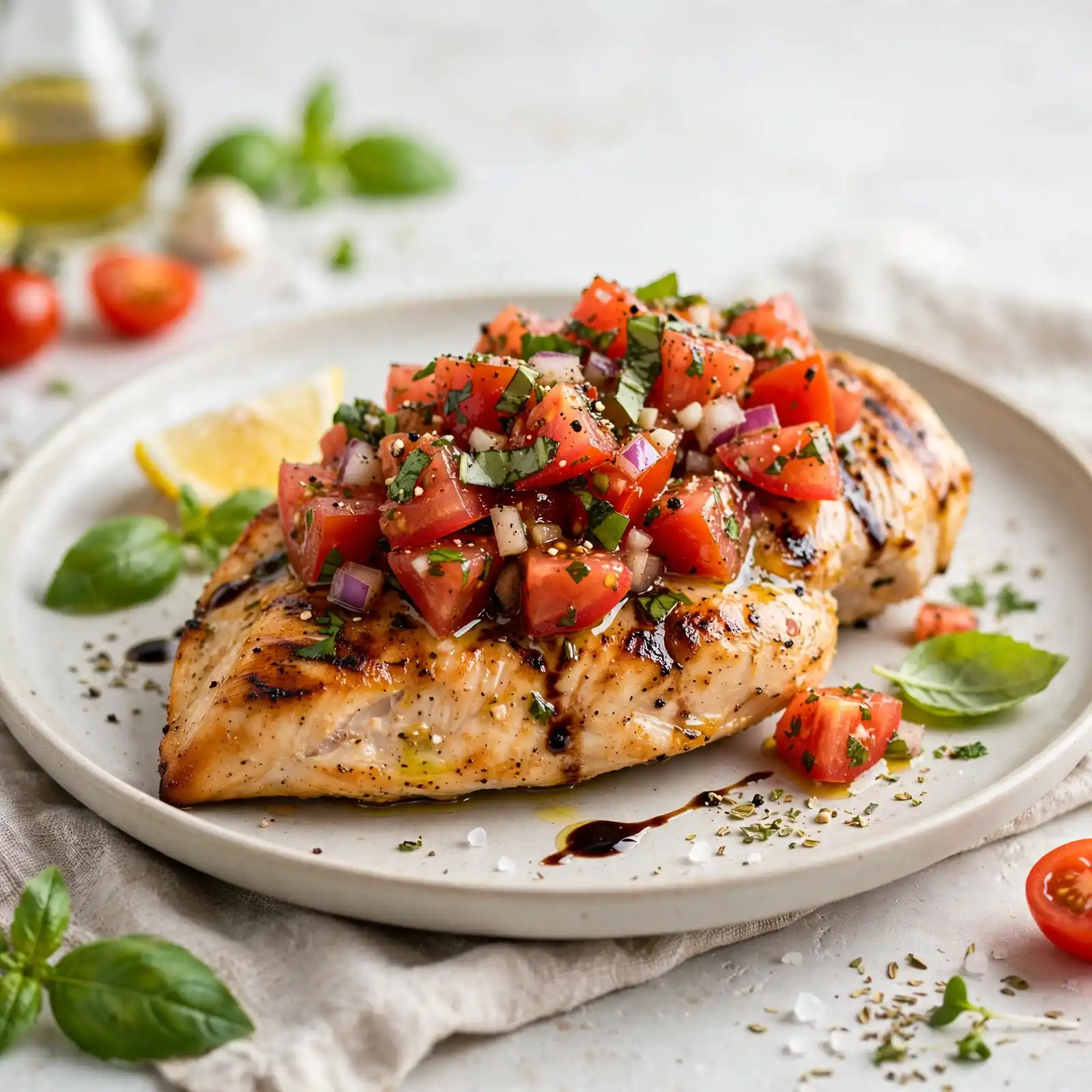 Yummy Platy Vibez 30 Bruschetta Chicken