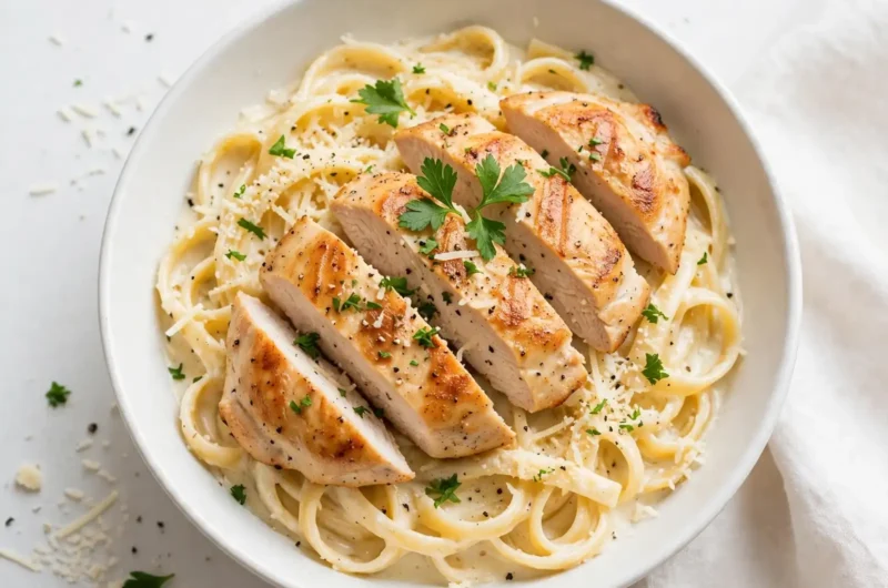 The Creamiest Chicken Alfredo Your Whole Family Will Ask For Again 3 Creamy Chicken Alfredo