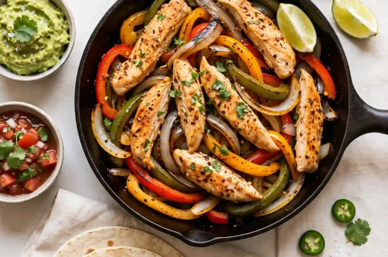 Juicy, Sizzling Chicken Fajitas Recipe the Whole Family Will Devour 3 Sizzling Chicken Fajitas Recipe