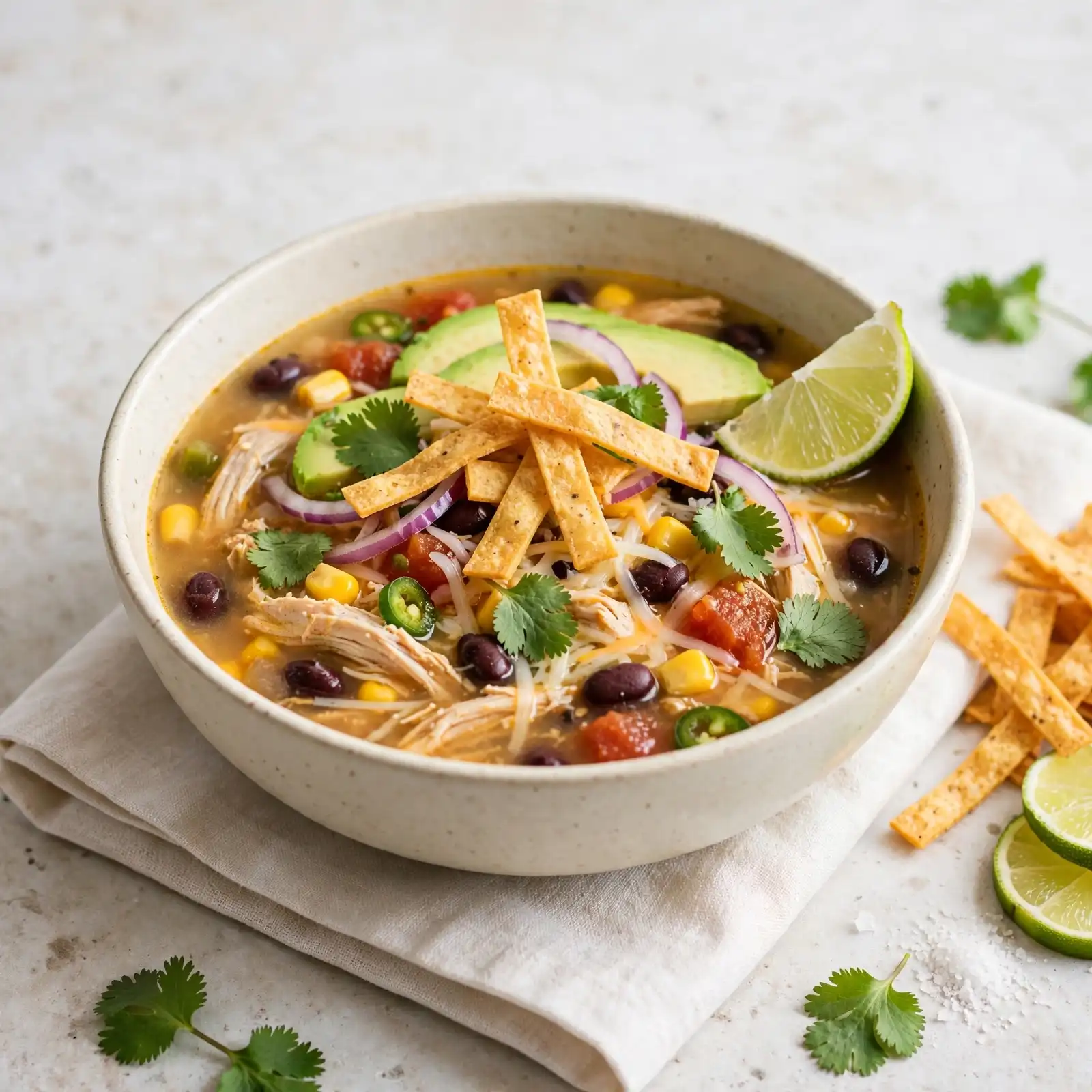 The Coziest Chicken Tortilla Soup Recipe for Chilly Weeknights 4 Chicken Tortilla Soup Recipe