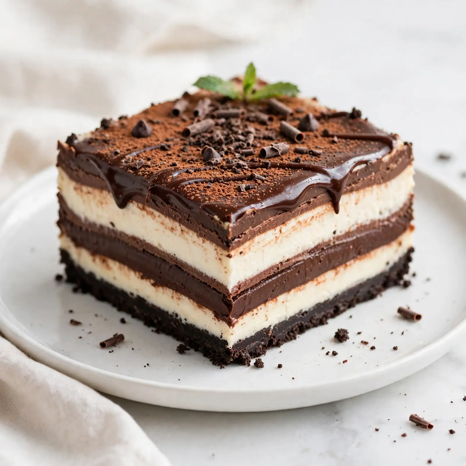 The Creamiest Chocolate Lasagna Everyone Will Beg You to Make Again 7 Chocolate Lasagna