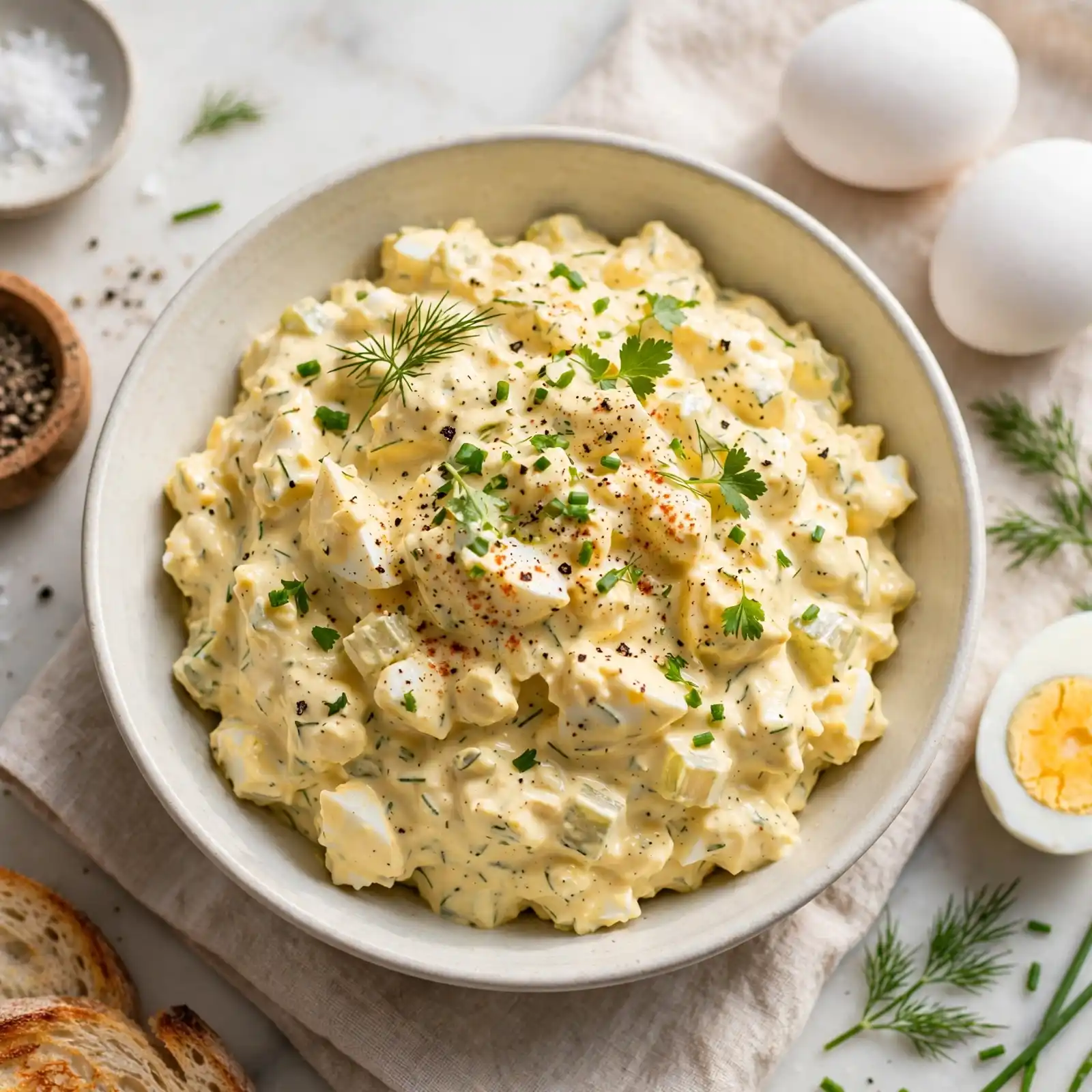 10 Cozy Hard Boiled Egg Recipes That Turn a Fridge Staple Into a Real Meal 1 Classic Creamy Egg Salad