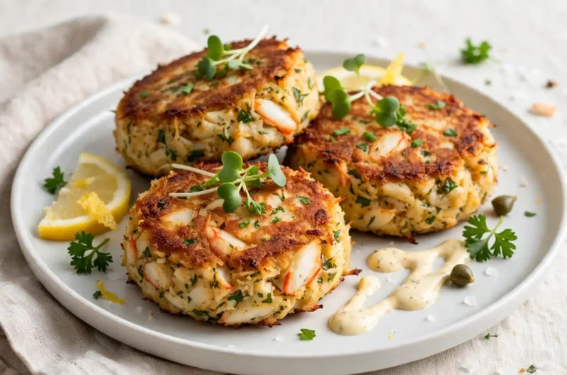 The Crispiest Homemade Crab Cakes Recipe That Will Impress Every Guest 3 The Crispiest Homemade Crab Cakes