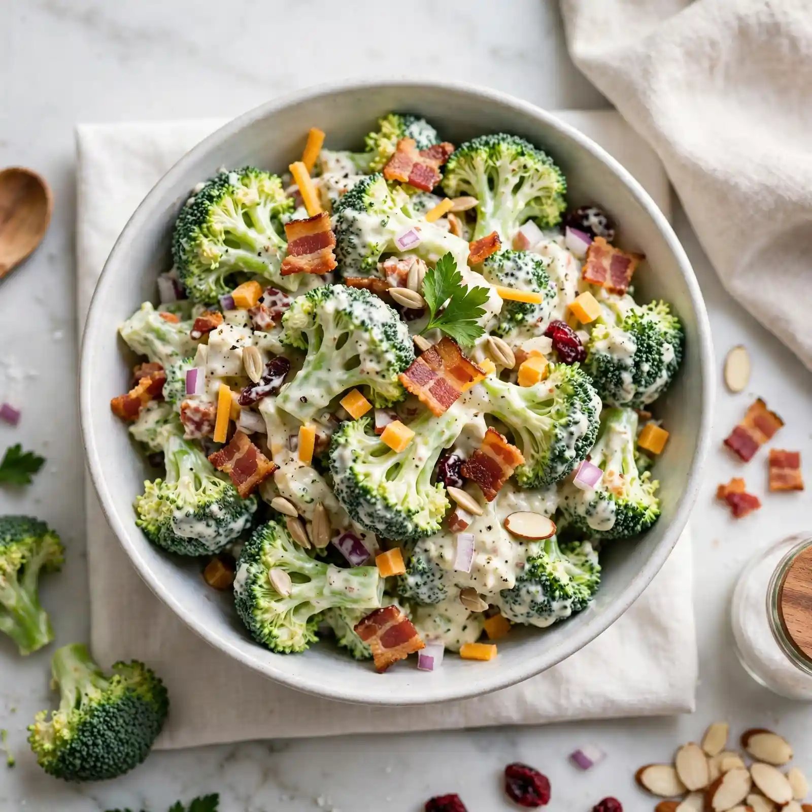 Creamy Broccoli Bacon Salad